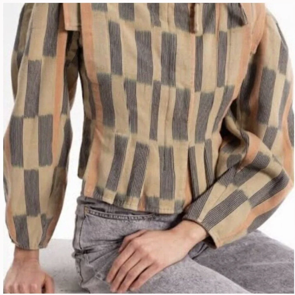 Ulla Johnson Women's Hiroki Cotton Zipper Jacket - Picture 3 of 11